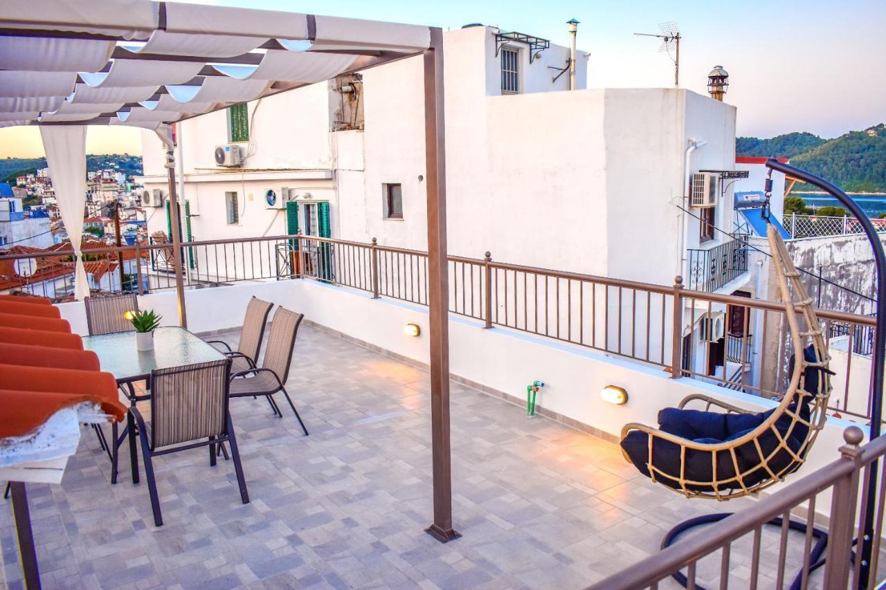 La Maison Plakes Rooftop Apt 斯基亚索斯镇 外观 照片